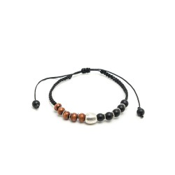 Bracciale filo cerato con...