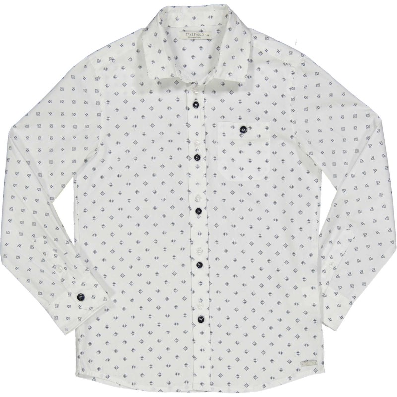 Trybeyond 40489 CAMICIA M/L POPELINE FANTASIA Ragazzo