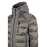 GIUBBINO UOMO TRAPUNTATO CON INSERTI SOFTSHELL YES ZEE J870/O100 nero