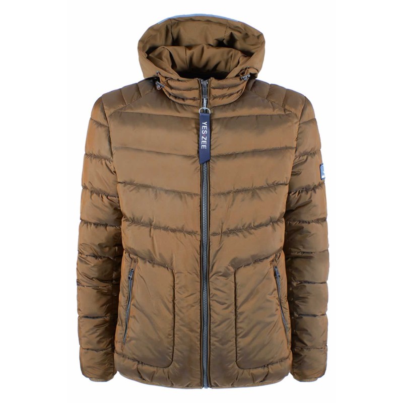 GIUBBINO DA RAGAZZO TRAPUNTATO CON FINTO GILET -Yes zee J839/M9JJ NERO 0801