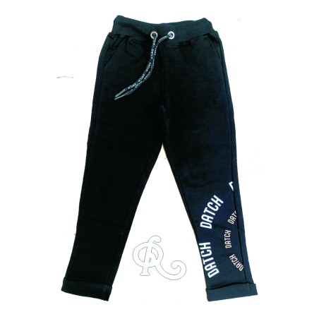 Datch - PANTALONE IN FELPA CON RISVOLTO - Ragazzo. - DTH1208