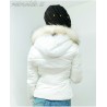 GIUBBINO DA DONNA TRAPUNTATO CON FINTO GILET STACCABILE YES ZEE J016/QV00 BIANCO