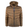 GIUBBINO UOMO TRAPUNTATO CON FINTO GILET YES ZEE J839 M900 marrone bruciato 0244