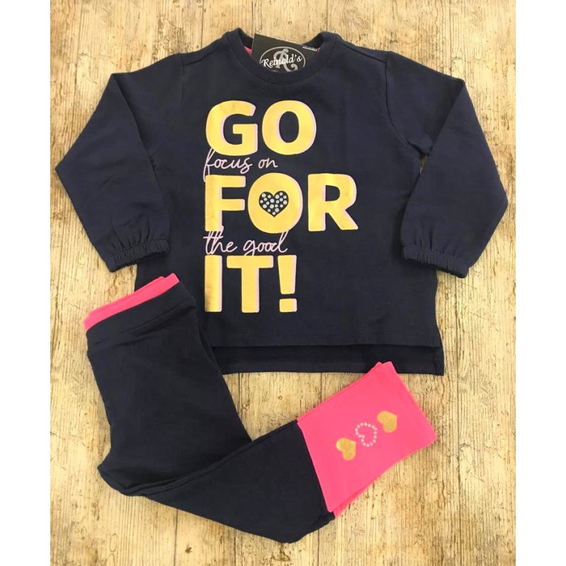 Chicco SET 2 PZ SWEAT SHIRT+LEGGINGS Bambina. 09078814000000