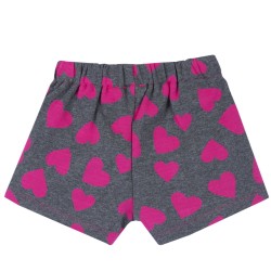 PANTALONI CORTI CON CUORI E FIOCCHETTI Neonata Chicco 09000545000000