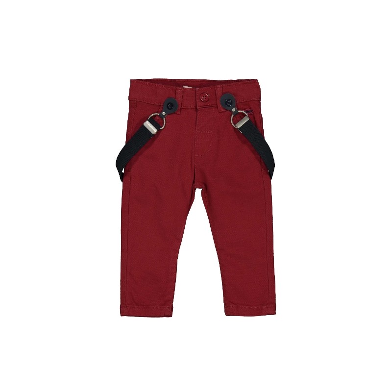 PANTALONE CANVAS STRETCH C/BRETELLE Neonato. Birba 999.52042.00.56U