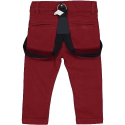 PANTALONE CANVAS STRETCH C/BRETELLE Neonato. Birba 999.52042.00.56U