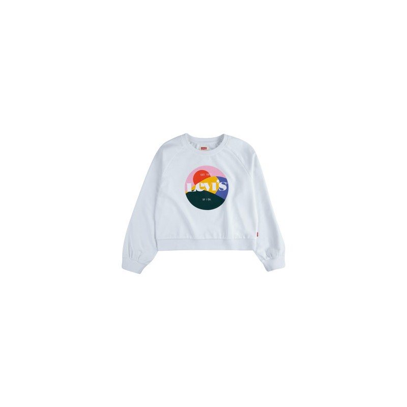 LEVI'S FELPA DA RAGAZZA LVG HIGH RISE RAGLAN CREW