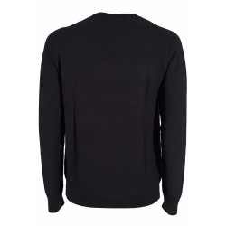 MAGLIA UOMO GIROCOLLO YES ZEE M837 MR00 nero 0801