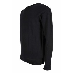 MAGLIA UOMO GIROCOLLO YES ZEE M837 MR00 nero 0801