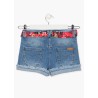 LOSAN SHORT IN DENIM CON CINTURA