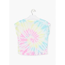 T-shirt da ragazza a maniche corte in cotone Losan 21G-1012AL