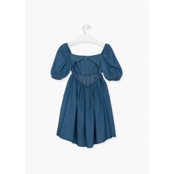 Abitino da ragazza in denim tencel losan 21G-7001AL