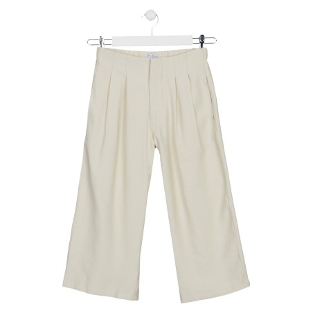 PANTALONE DA RAGAZZA IN TWILL DI VISCOSA LOSAN 21G-9790AL