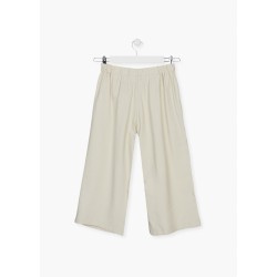 PANTALONE DA RAGAZZA IN TWILL DI VISCOSA LOSAN 21G-9790AL