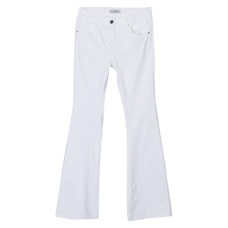 Pantalone da donna in denim colorato con fondo svasato Losan 21E-9015AL