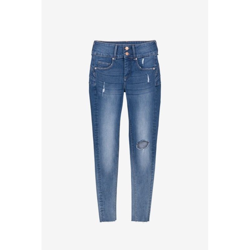 Jeans da donna a vita alta con vestibilità push-up DOUBLE_UP_421 10045775 C1028