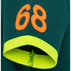 SUN68 - BOY'S POLO LOGO  FLUO EL. - A33322 - Verde prato