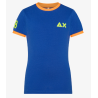 SUN68 - BOY'S T-SHIRT LOGO  FLUO - T33322 - Royal