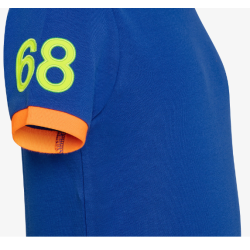 SUN68 - BOY'S T-SHIRT LOGO  FLUO - T33322 - Royal