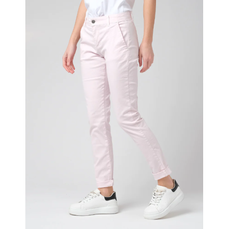 PANTALONE BASICO CHINO'S IN COTONE da Donna Modello: 7350ML/21S ANTARES ROSA Risskio