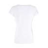 T-shirt da donna girocollo a maniche corte con stampa sul davanti T257/T903  BIANCO 0101 Yes Zee