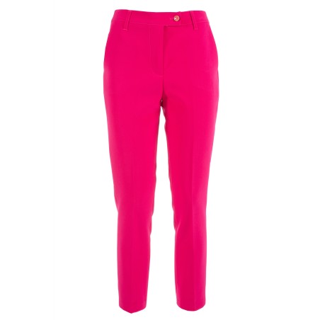 Pantalone a sigaretta da donna con taglio chinos             P361/CP00  FUCSIA 0424 Yes Zee