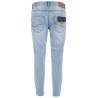 Jeans da uomo 5 tasche con vestibilità slim e lavaggio denim chiaro                 P611/P656  STONE BLEACH J723 Yes Zee