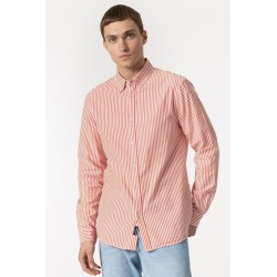 Camicia da uomo con vestibilità slim a maniche lunghe con collo botton-down e tessuto bacchettato Columbia_1 10049952 483 