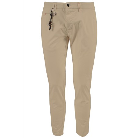 Pantalone da uomo con modello chinos e pinces P660/PH00  BLU 0713 Yes Zee