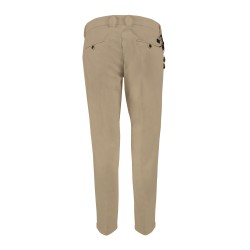 Pantalone da uomo con modello chinos e pinces P660/PH00  BLU 0713 Yes Zee