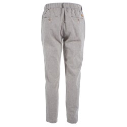 Pantalone da uomo con vestibilità slim e coulisse P683/PN00  BLU APERTO 0794 Yes Zee