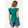 Blusa da donna scollata con elastico sottoseno e taglio leggermente scampanato Finesse_1 10049117 808