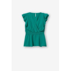 Blusa da donna scollata con elastico sottoseno e taglio leggermente scampanato Finesse_1 10049117 808