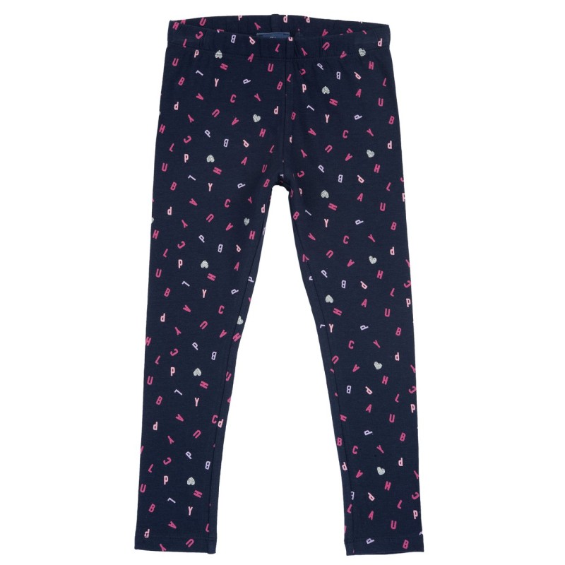 Leggings lungo Cotone sostenibile Graziosa stampa all over Comoda vita elasticizzata Chicco Bambina 09002568000000 083 BLU 083