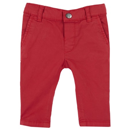 Pantaloni lunghi Twill di Cotone stretch - Cotone sostenibile Comoda vita con elastico regolabile Pratiche tasche e passanti Ape