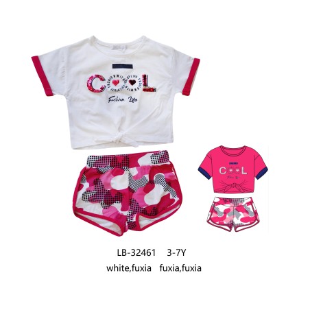 Loleta LB-32461 Completo 2pz t-shirt e shorts