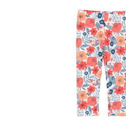 Boboli 204118 Leggings jersey elastico fiori per neonati