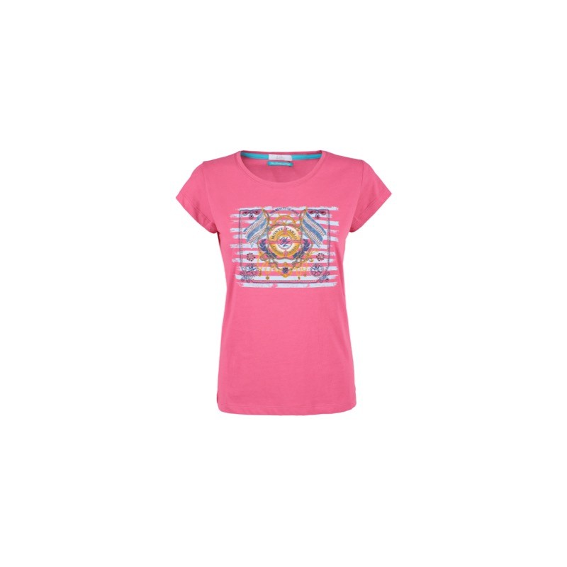 Yes Zee T-SHIRT DONNA GIROCOLLO Manica corta T257  S103