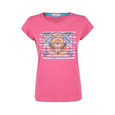 Yes Zee T-SHIRT DONNA GIROCOLLO Manica corta T257  S103