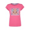 Yes Zee T-SHIRT DONNA GIROCOLLO Manica corta T257  S103