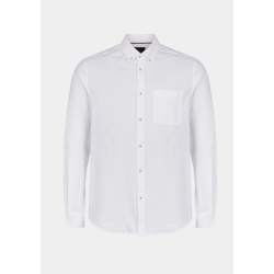 Camicia da Uomo con colletto a patta con bottoni e maniche lunghe. Chiusura frontale con bottoni. Tasca frontale. 10046898 Tommy