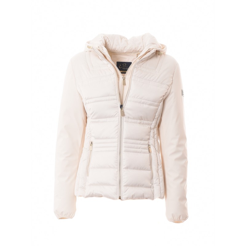 GIUBBINO BIMBA TRAPUNTATO CON FINTO GILET       Yes Zee J045 M8JJ  a 0157 AVORIO