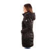 CAPPOTTO DONNA TRAPUNTATO CON CAPPUCCIO         Yes Zee O017 M800  a 0801 NERO Tessuto: 100%PL                                  