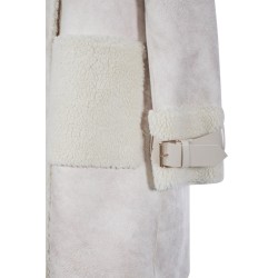 CAPPOTTO TIPO ECOMONTONE DA DONNA IN ECOSUEDE                      Yes Zee O016 KJ00  a 0222 BEIGE Tessuto: 100%PL Collezione au