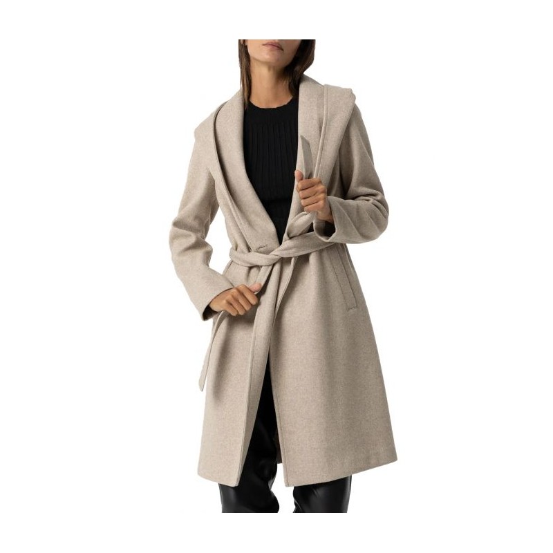 Cappotto lungo con cappuccio da Donna. 10052171 Colusion 167 a Tiffosi