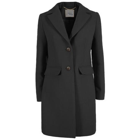 CAPPOTTO DONNA LUNGO  Yes Zee O022 KK00  a 0801 NERO Tessuto: 70%PL 20%WO 10%AF   Collezione autunno/inverno