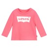 T-shirt a maniche lunghe con stampa batlogo da Neonata A3R 1EA215 Levi's