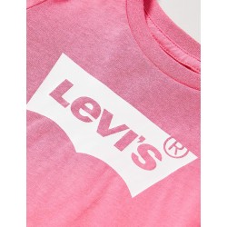 T-shirt a maniche lunghe con stampa batlogo da Neonata A3R 1EA215 Levi's