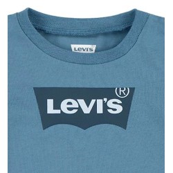 T-shirt girocollo a maniche corte con stampa batlogo da Ragazzo BIA 9E8157 Levi's